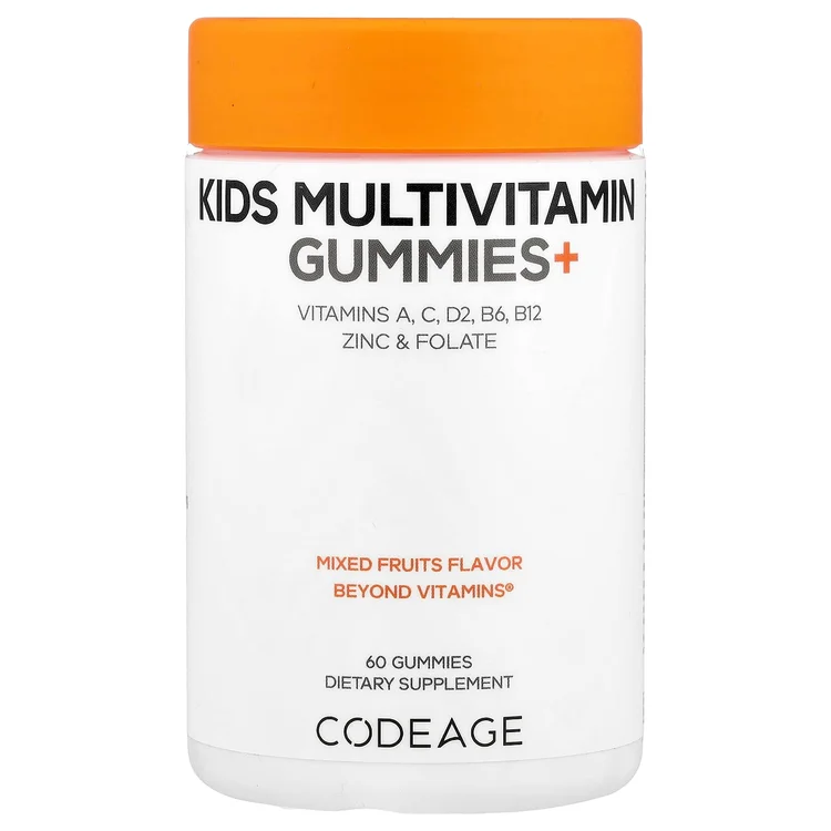 Kids Multivitamin Gummies+, Mixed Fruits, 60 Gummies image 1