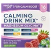 Calming Drink Mix+, Magnesium Glycinate, Mixed Berry, 16 Stick Packs, 0.14 oz (4 g) Each