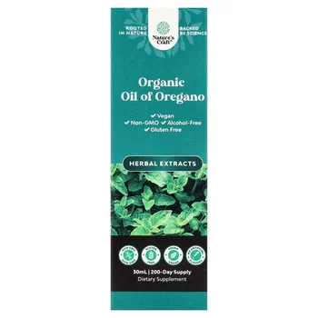 Organic Oil of Oregano, Alcohol-Free, 30 ml