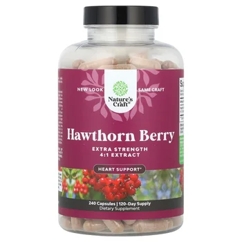 Hawthorn Berry, 240 Capsules (665 mg per Capsule)