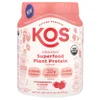 Organic Superfood Plant Protein Powder, Strawberries & Cream, 1.25 lb (570 g)