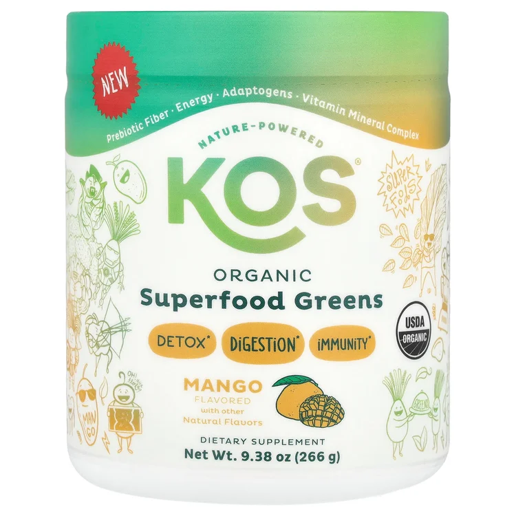Organic Superfood Greens, Mango, 9.38 oz (266 g) image 1