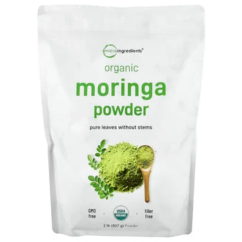 Organic Moringa Powder, 2 lb (907 g)
