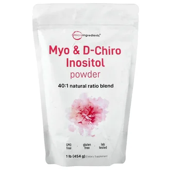 Myo & D-Chiro Inositol Powder, 1 lb (454 g)