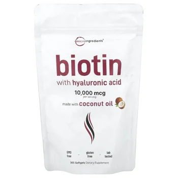 Biotin with Hyaluronic Acid, 365 Softgels
