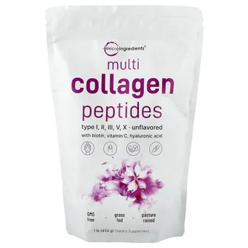 Multi Collagen Peptides, Unflavored, 1 lb (454 g)