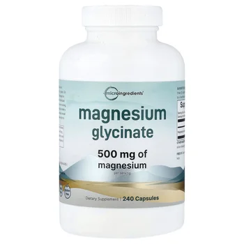 Magnesium Glycinate, 240 Capsules (166 mg per Capsule)