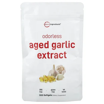 Odorless Aged Garlic Extract, 300 Softgels (250 mg per Softgel)