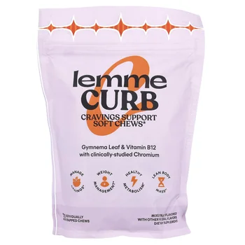Curb, Cravings & Lean Body Mass Support Soft Chews, Mixed Fruit, 30 Individually Wrapped Chews
