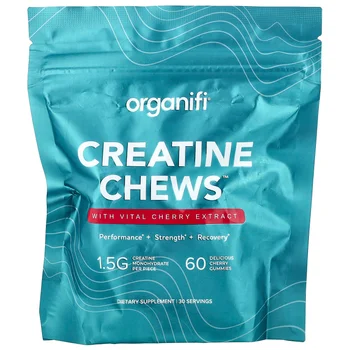Creatine Chews™, Cherry, 60 Gummies