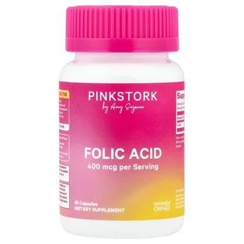 Folic Acid, 400 mcg, 30 Capsules