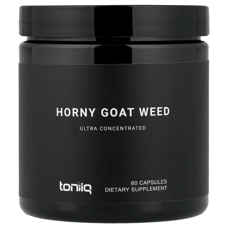 Horny Goat Weed, 60 Capsules (500 mg per Capsule) image 1