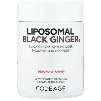 Liposomal Black Ginger, 90 Vegetable Capsules (500 mg per Capsule)