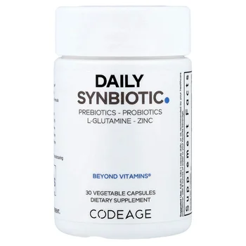 Daily Synbiotic, 30 Vegetable Capsules