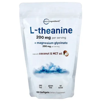 L-Theanine + Magnesium Glycinate , 400 Softgels