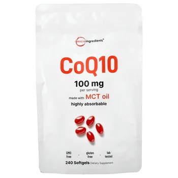 CoQ10, 240 Softgels (50 mg per Softgel)