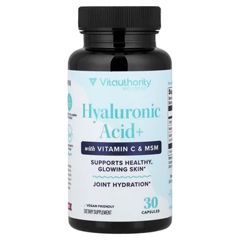 Hyaluronic Acid+ with Vitamin C & MSM, 30 Capsules
