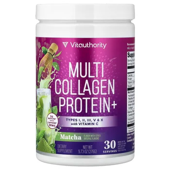 Multi Collagen Protein+, Matcha, 9.73 oz (276 g)
