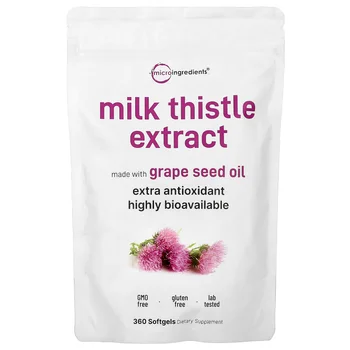 Milk Thistle Extract, 360 Softgels (100 mg per Softgel)