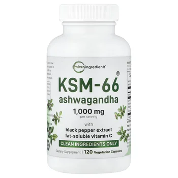 KSM-66® Ashwagandha, 120 Vegetarian Capsules
