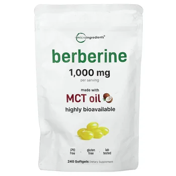 Berberine, 240 Softgels (250 mg per Softgel)