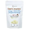 Lion's Mane + Omega-3 (DHA+EPA) Phosphatidylserine, Lemon, 240 Softgels image 1