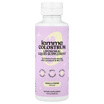 Colostrum, Liposomal Liquid Supplement, Vanilla Creme, 7.6 fl oz (225 ml)