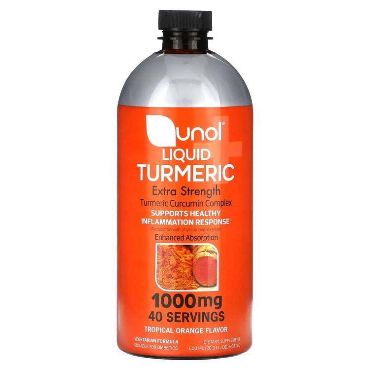 Liquid Turmeric, Tropical Orange, 20.3 fl oz (600 ml) image 1