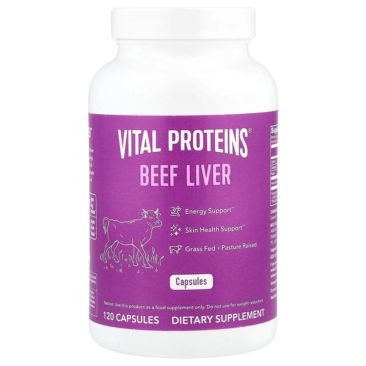 Beef Liver, 120 Capsules image 1