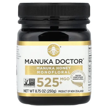 Manuka Honey Monofloral , MGO 525+, 8.75 oz (250 g)