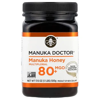 Manuka Honey, Multifloral , MGO 80+, 17.6 oz (500 g)