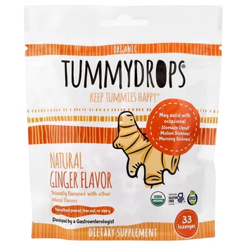 Organic Natural Ginger, 33 Lozenges