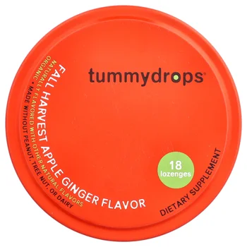 Organic Fall Harvest Apple Ginger, 18 Lozenges