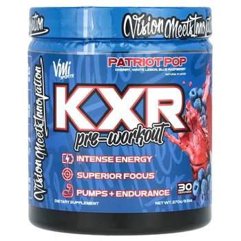 KXR Pre-Workout, Patriot Pop, 9.5 oz (270 g)