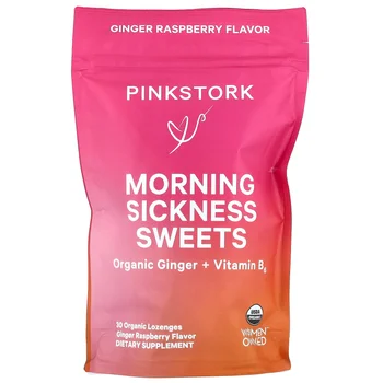 Morning Sickness Sweets, Ginger Raspberry, 30 Organic Lozenges