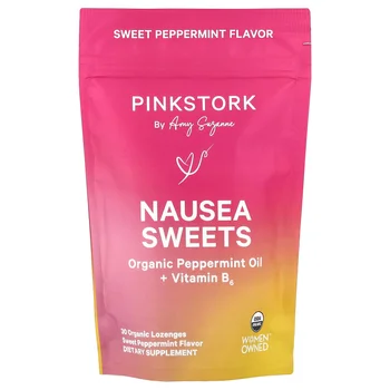 Nausea Sweets, Sweet Peppermint, 30 Organic Lozenges