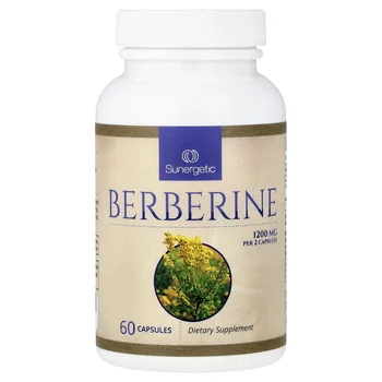 Berberine, 60 Capsules (600 mg per Capsule)