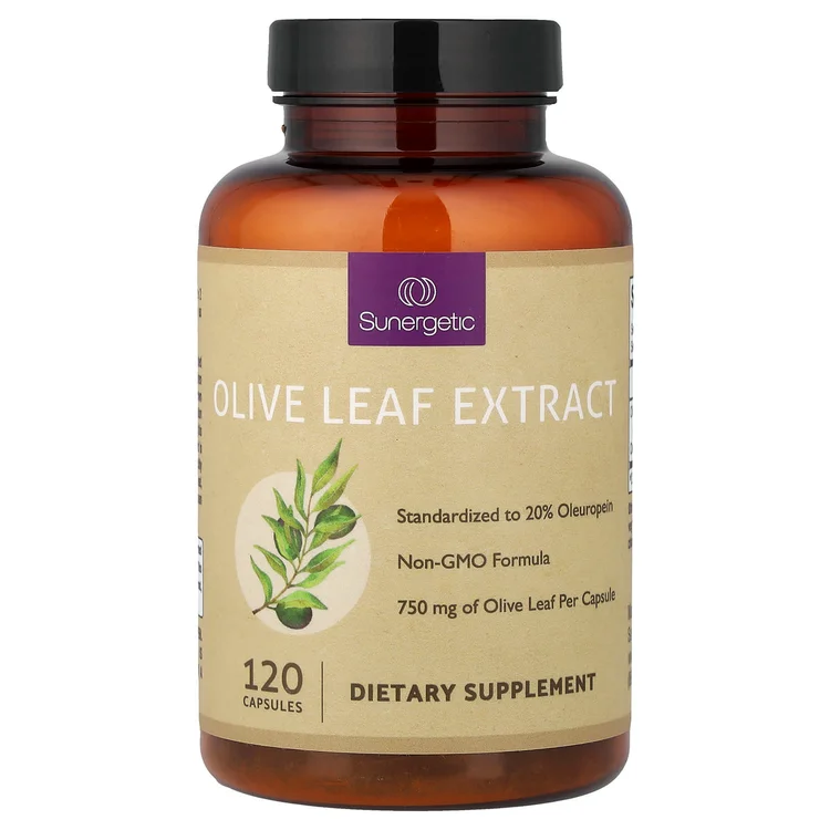 Olive Leaf Extract, 750 mg, 120 Capsules image 1