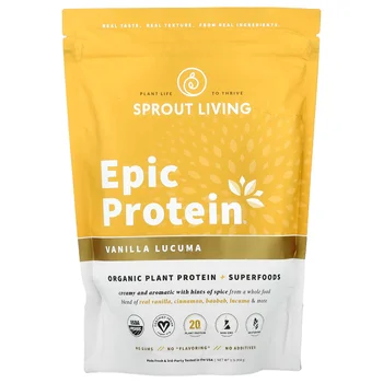 Epic Protein®, Organic Plant Protein + Superfoods, Vanilla Lucuma, 1 lb (456 g)