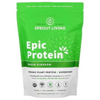 Epic Protein®, Organic Plant Protein + Superfoods, Green Kingdom, 1 lb (456 g)
