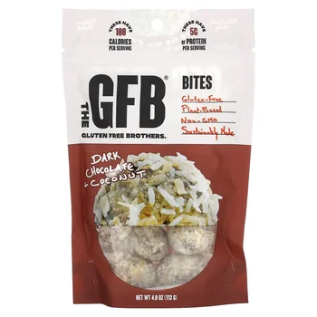 Gluten Free Bites, Dark Chocolate + Coconut, 4 oz (113 g)