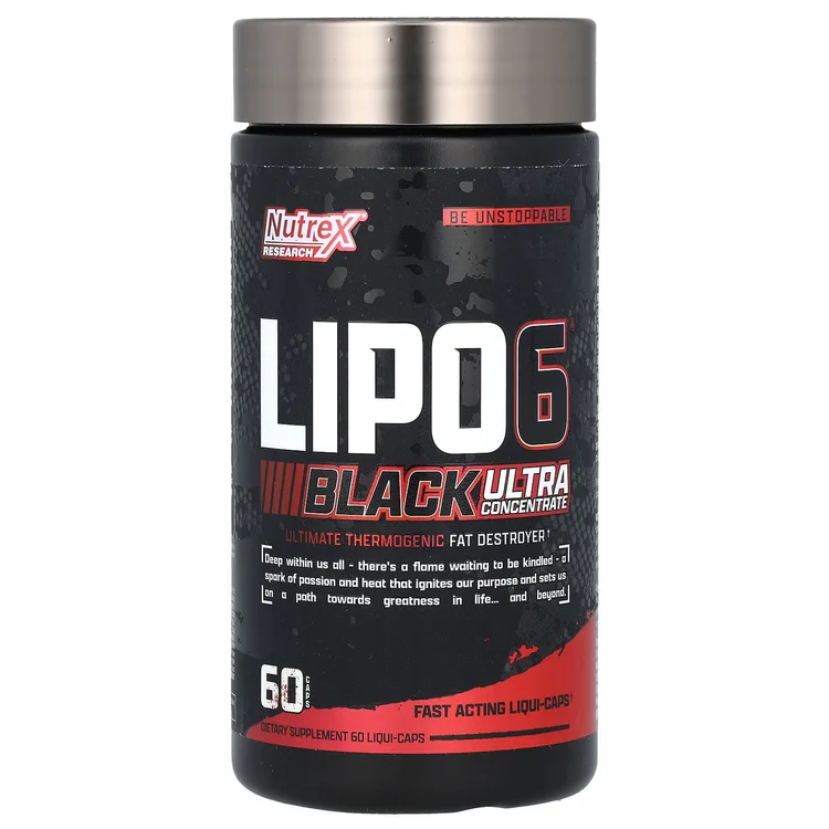 LIPO-6 Black, Ultra Concentrate, 60 Liqui-Caps image 1