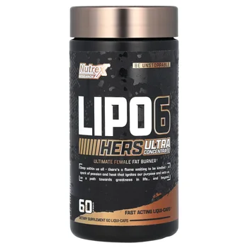 LIPO 6 Hers, Ultra Concentrate, 60 Liqui-Caps