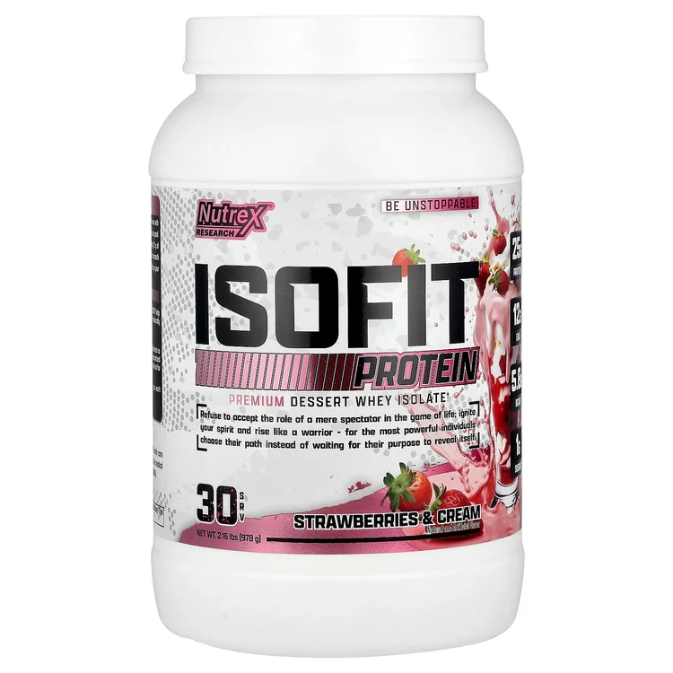 IsoFit® Protein, Strawberries & Cream, 2.16 lbs (978 g) image 1