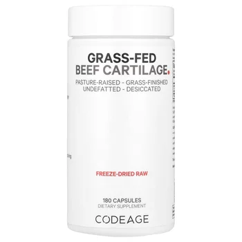 Grass-Fed Beef Cartilage, Pasture Raised, 180 Capsules