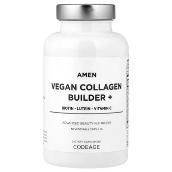 Amen, Vegan Collagen Builder+, 30 Vegetable Capsules