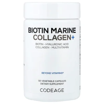 Biotin Marine Collagen+, 120 Vegetable Capsules