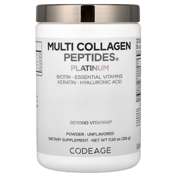 Multi Collagen Peptides Powder, Platinum, Unflavored, 11.5 oz (326 g)