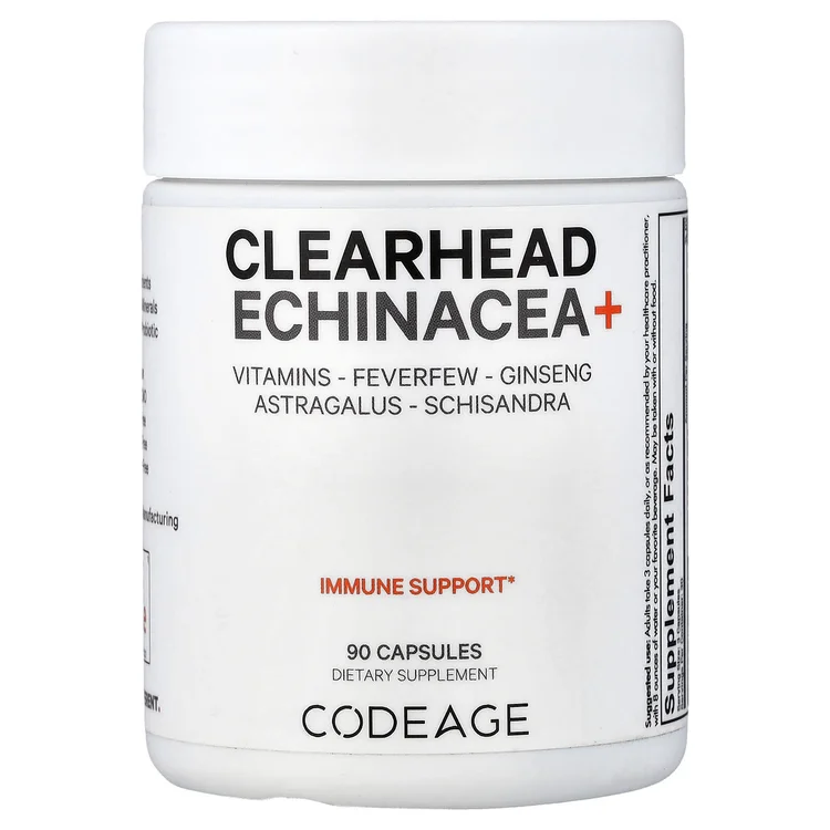 Clearhead Echinacea+, 90 Capsules image 1