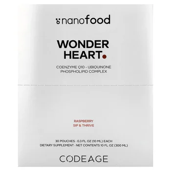Nanofood, Wonder Heart, Raspberry, 30 Pouches, 0.3 fl oz (10 ml) Each